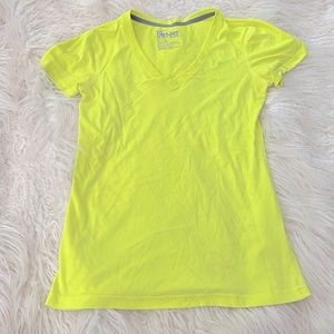 Nike Dri-Fit Tee - Neon Yellow